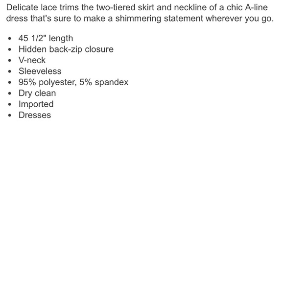 3/$10 Taylor Lacy Dress - Picture 6 of 11